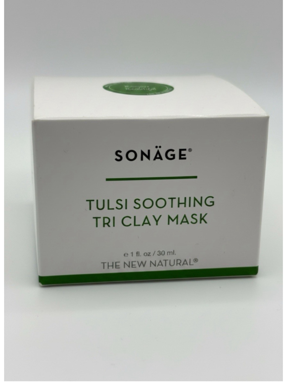 Sonage Tulsi Soothing Tri Clay Mask 1 oz/30 ml New in Box